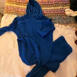 Royal Blue high cut 2 piece